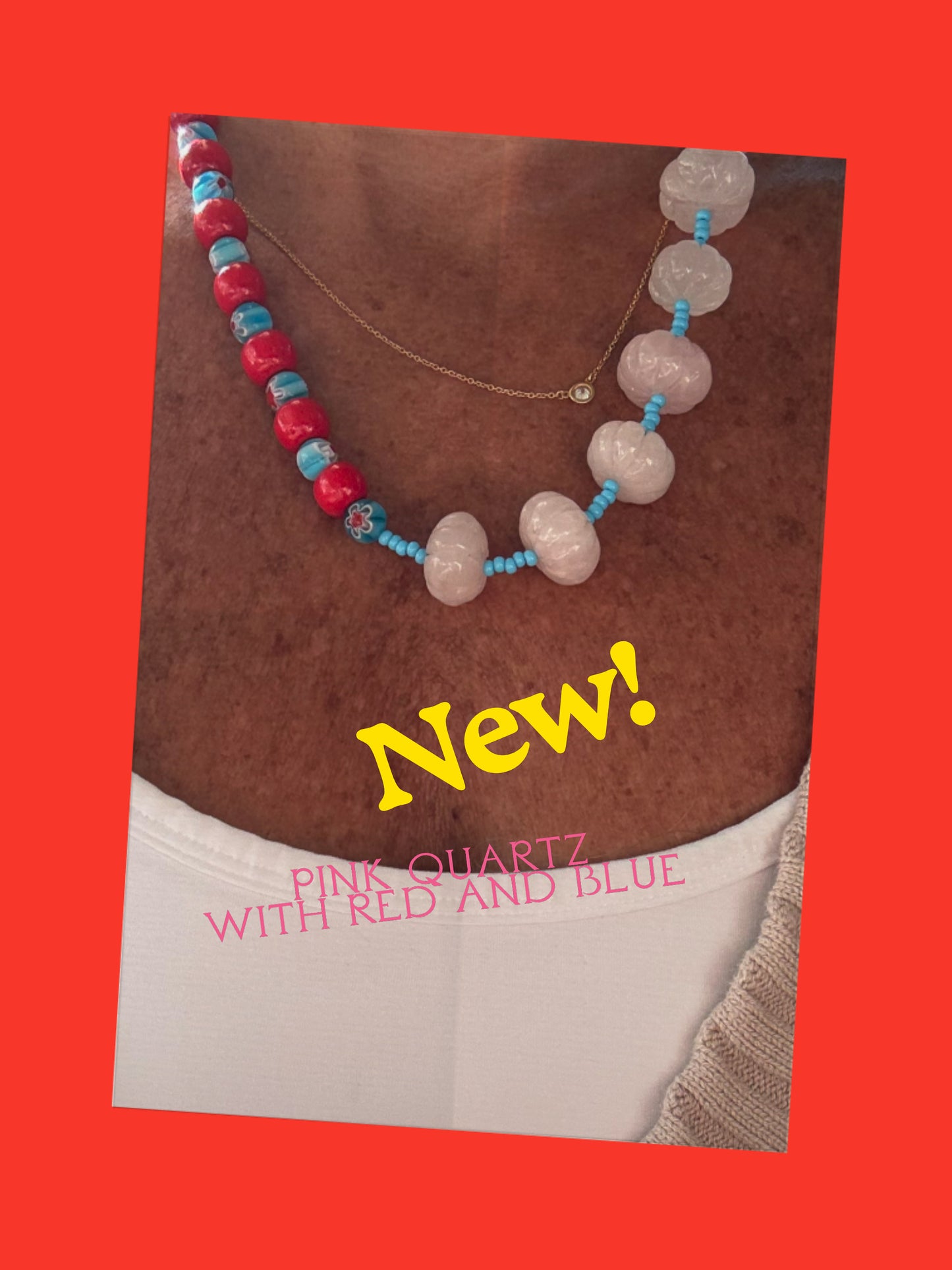 Charlotte / Pink Quartz - 18”