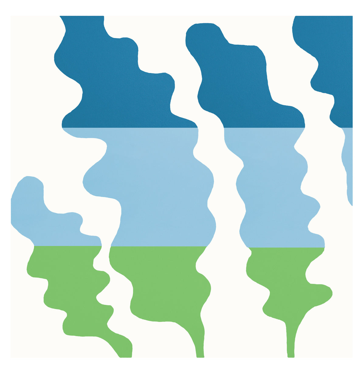 Sea Flora Green Blue 3 Original