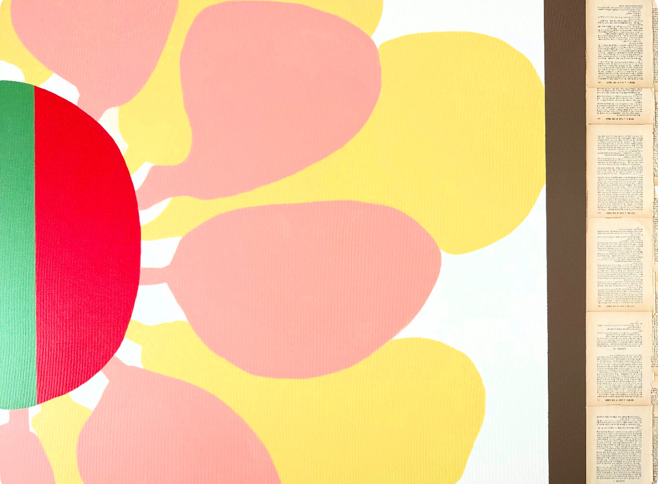 ‘Katy’s Vintage Hawaiian Dress a Pink, Yellow, Red, Green’