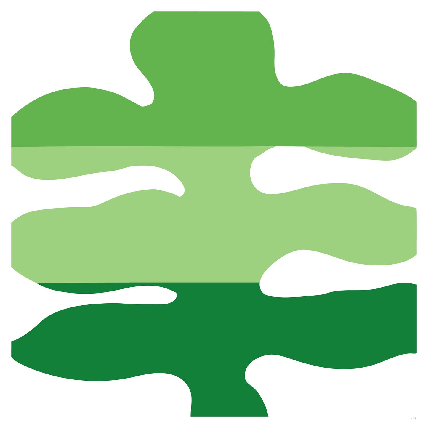 Banded Tulip - Green