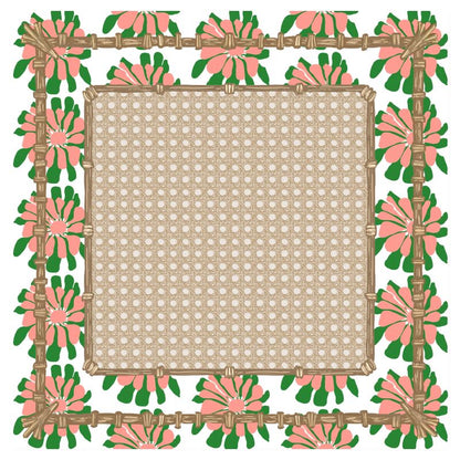 Mahjong Gaming Mat, KATY'S VINTAGE HAWAIIAN DRESS