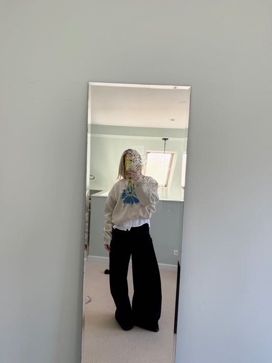 Vintage Hawaiiaan Crewneck Blue/Light Blue