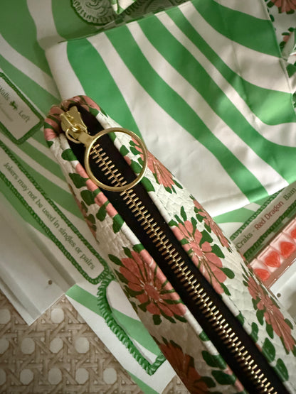Roomy Leather Tile Bag - KATY'S VINTAGE HAWAIIAN DRESS